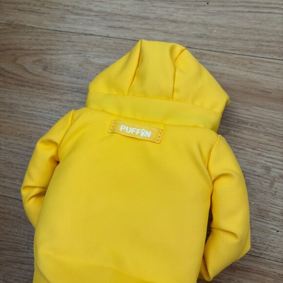 Puffin Drinkwear The Raincoat Insulated Tan Can & Bottle Coozie Yellow NWT - Picture 7 of 8